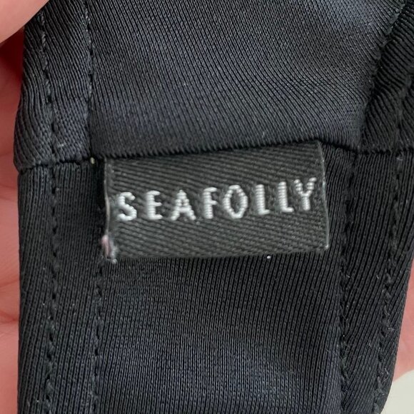 Seafolly Australia Nylon Elastane Lined Bikini Bottoms Black Sz 8 US/10 CDA - Picture 6 of 7